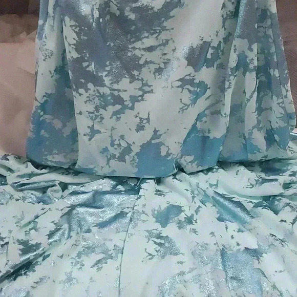 F21 metallic jaquard long dress - Picture 9 of 11